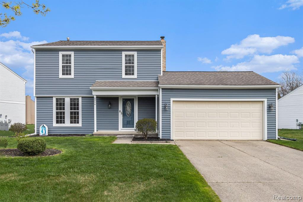 44736 HUNTINGTON Drive, Novi, MI — front exterior