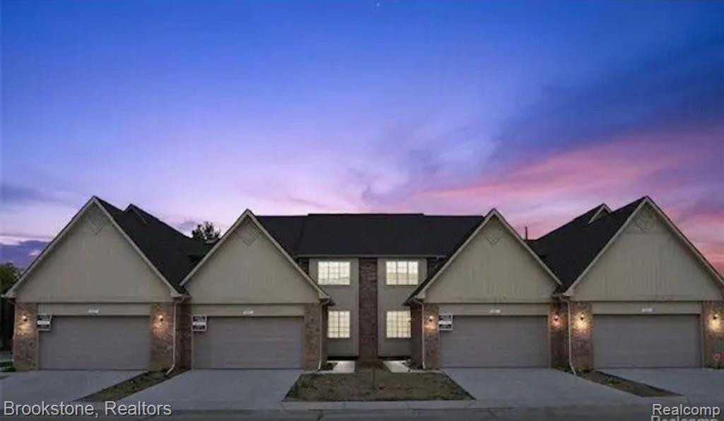 46706 Emerald Creek Drive, Shelby Twp, MI 48315 — front exterior