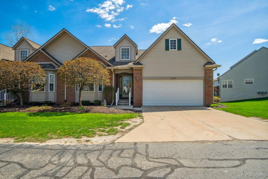 2615 KERRIA Drive, Howell, MI 48855 — front exterior