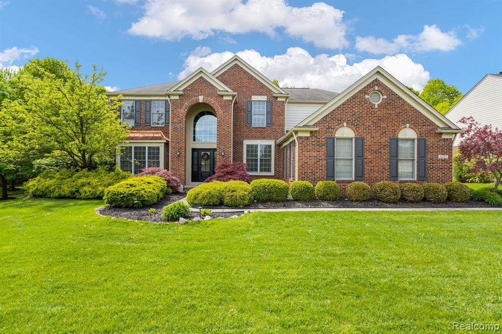 44427 WHITE PINE Circle E, Northville, MI 48168 — front exterior