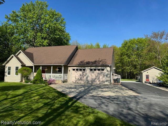 3549 BRICKER Road, Avoca, MI 48006 — front exterior