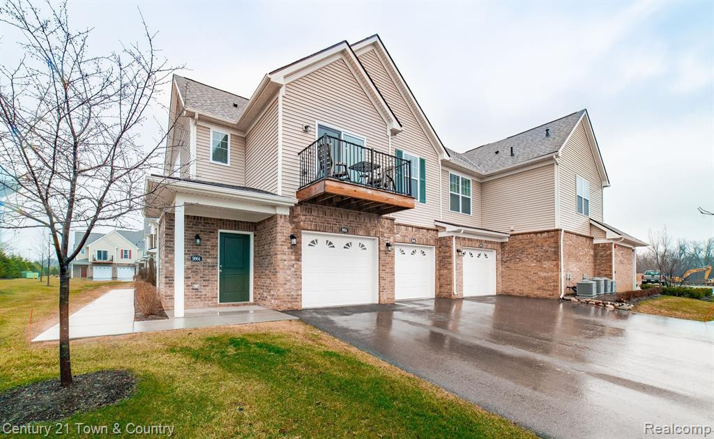 9864 Ridge Run Street, 43, Howell, MI 48855 — front exterior