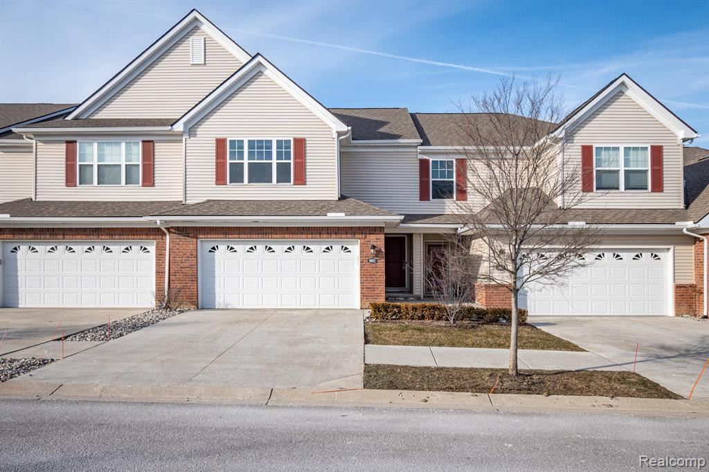 9993 RIDGE RUN Street, Howell, MI 48855 — front exterior