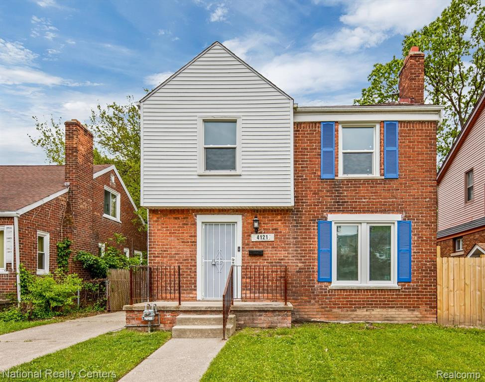 4121 SOMERSET Avenue, Detroit, MI 48224 — front exterior