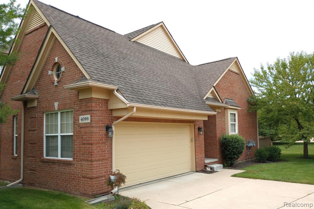 4099 FOREST BRIDGE Drive, Canton, MI 48188 — front exterior
