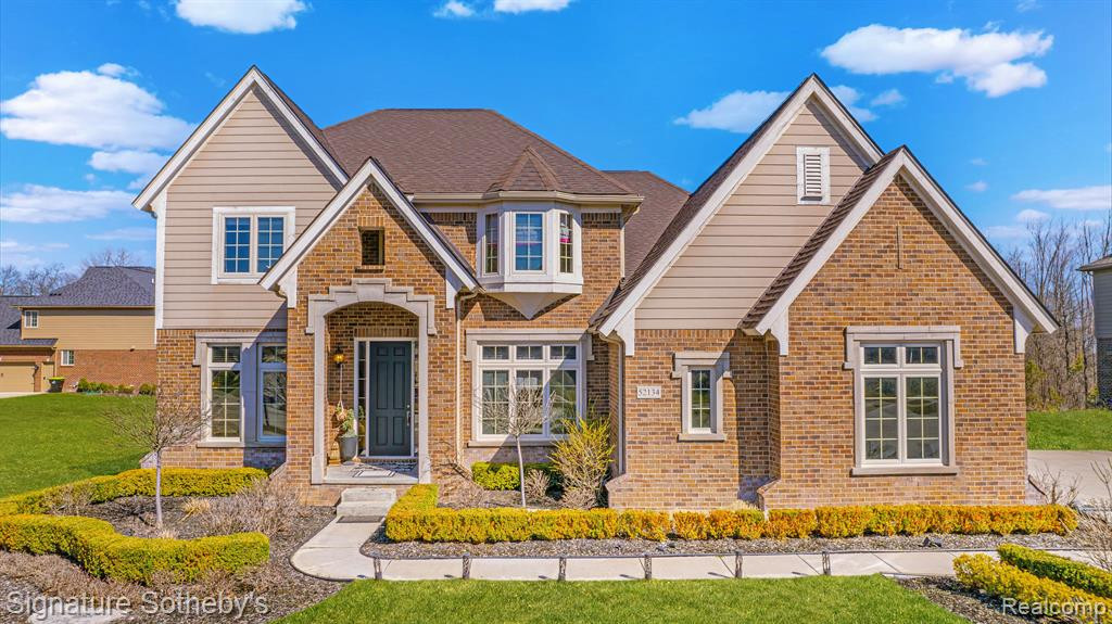 52134 PIERCE Drive, Northville, MI 48167 — front exterior