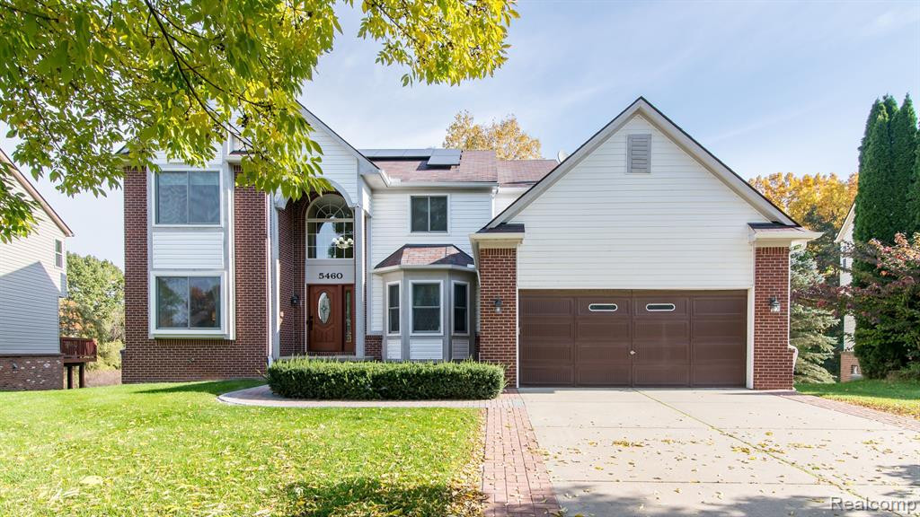5460 MILL RACE Way, Commerce Twp, MI 48382 — front exterior