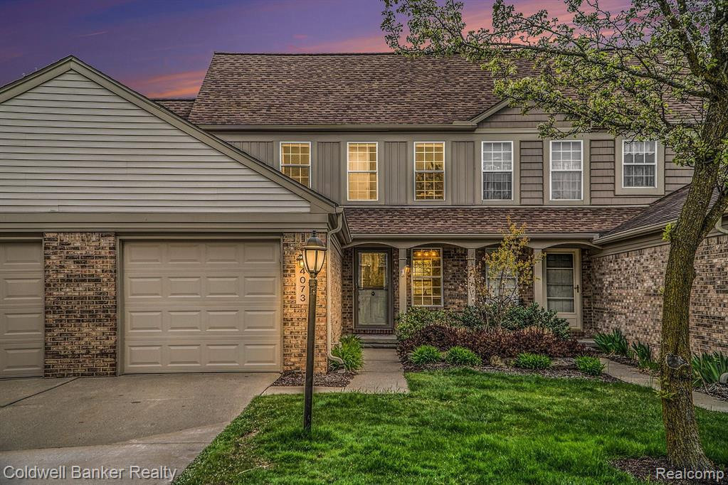 4073 HUNTERS Circle W, Canton, MI 48188 — front exterior