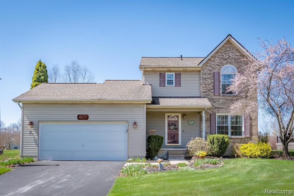 9351 HURON PARK Drive, Brighton, MI 48116 — front exterior
