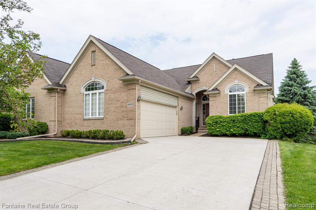 49478 N GLACIER, Northville, MI 48168 — front exterior