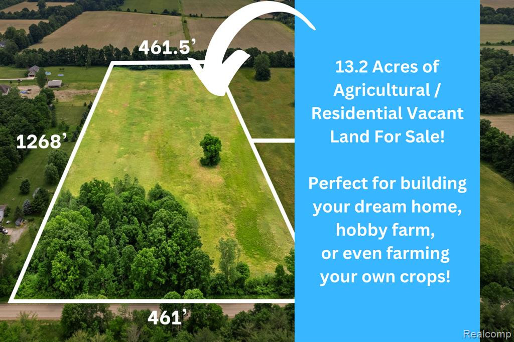 V/L Hough Rd. Hough Rd., Almont, MI 48003 — front exterior