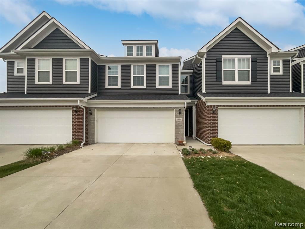 4896 BROOMFIELD Way, Lake Orion, MI — front exterior