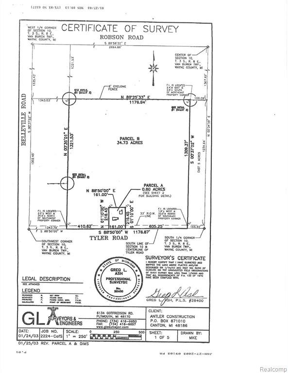 44804 TYLER Road, Van Buren, MI 48111 — front exterior