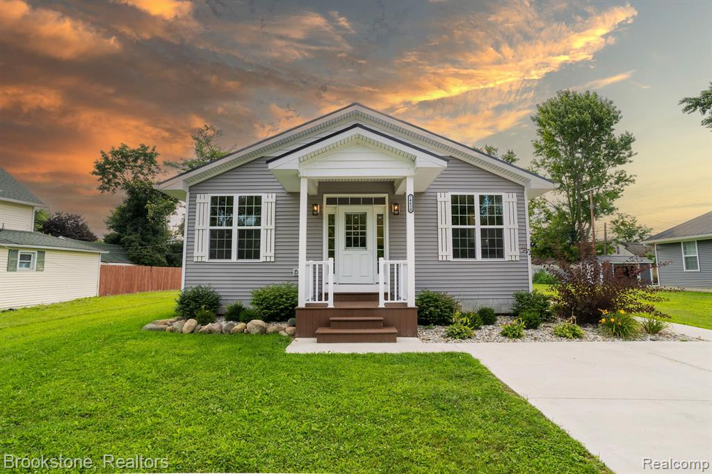 74650 FULTON Street, Armada, MI — front exterior