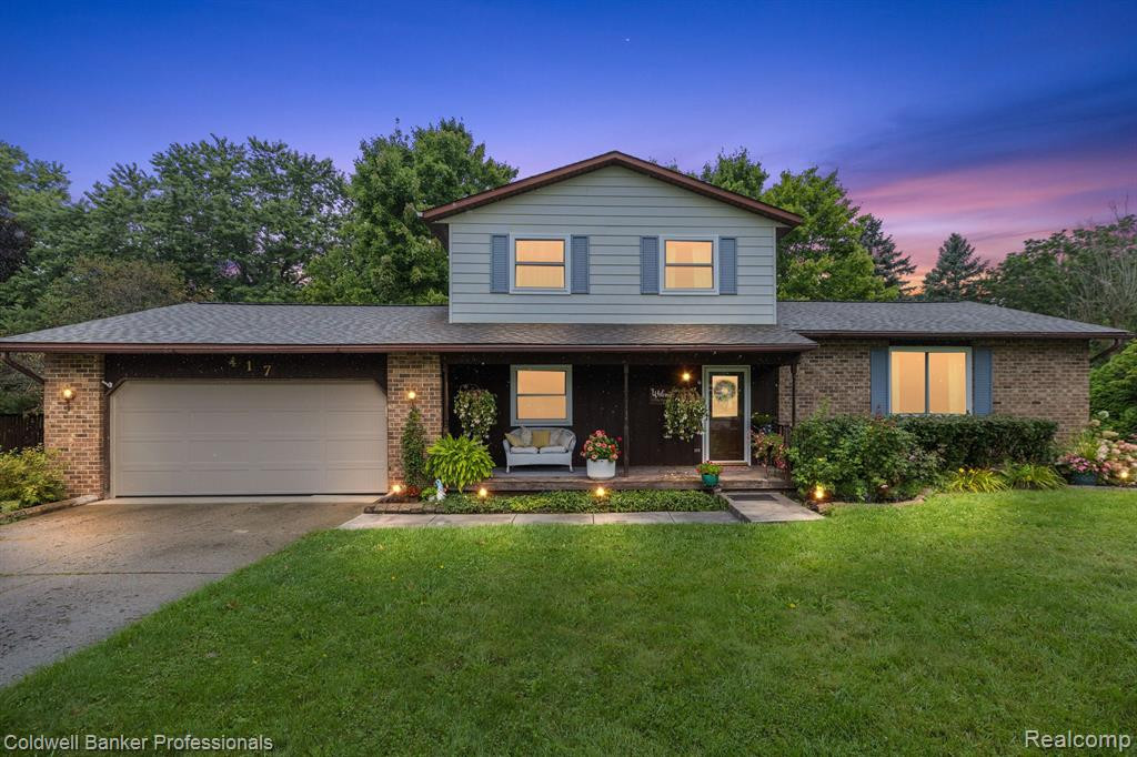 417 MANSFIELD Drive, Lapeer, MI 48446 — front exterior