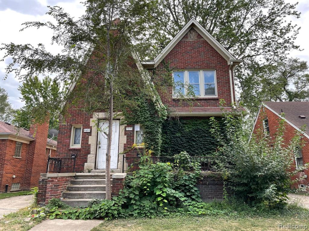 5957 OLDTOWN Street, Detroit, MI 48224 — front exterior