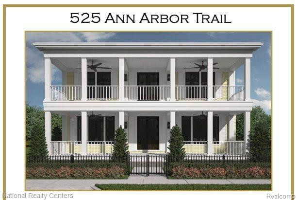 525 W ANN ARBOR Trail, Plymouth, MI 48170 — front exterior