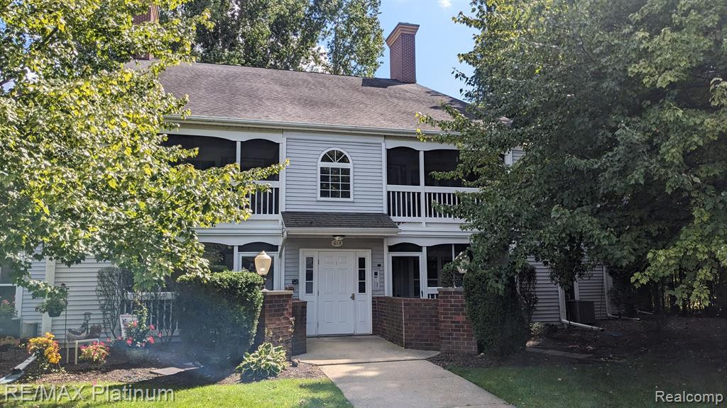 613 Curzon Court, 102, Howell, MI 48843 — front exterior