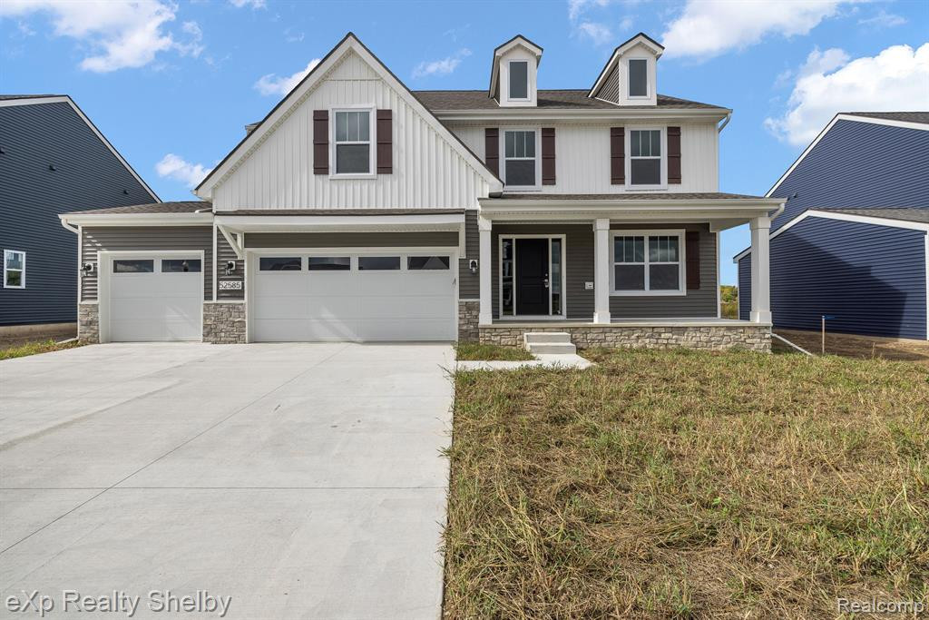52585 WELLINGTON VALLEY Drive, Macomb, MI 48042 — front exterior