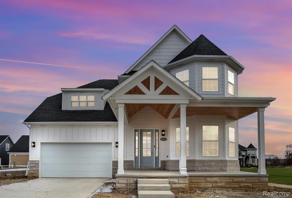 54614 BRENDA Drive, Macomb, MI 48042 — front exterior