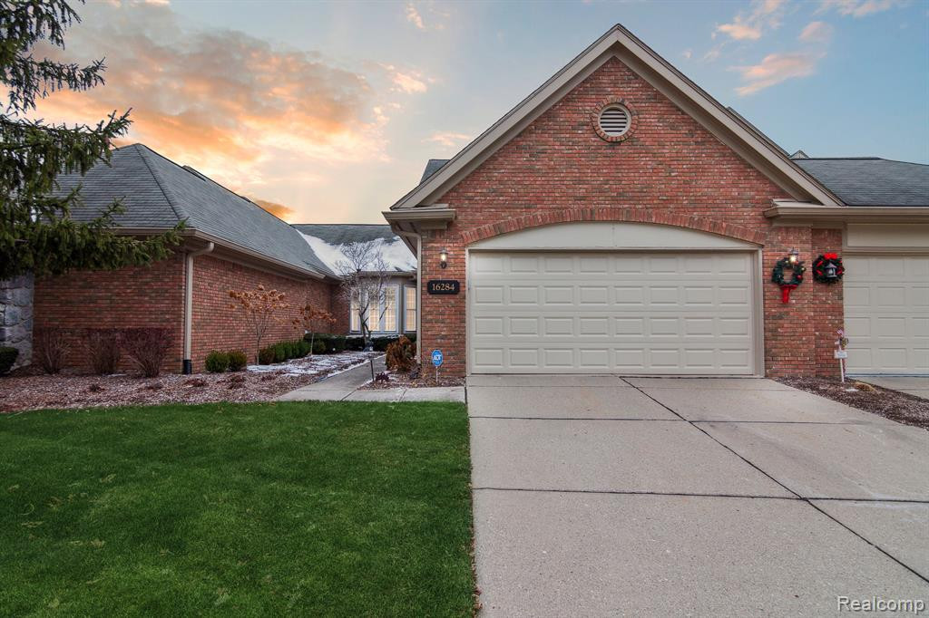 16284 COUNTRY KNOLL Drive, Northville, MI 48168 — front exterior