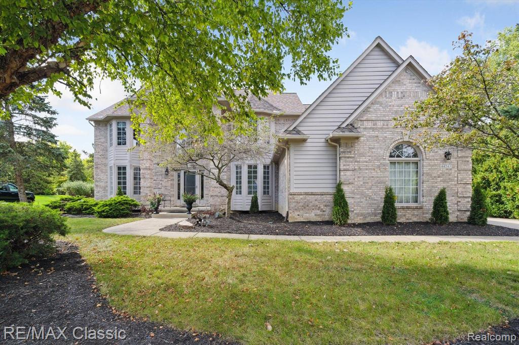 44243 DEEP HOLLOW Circle, Northville, MI 48168 — front exterior
