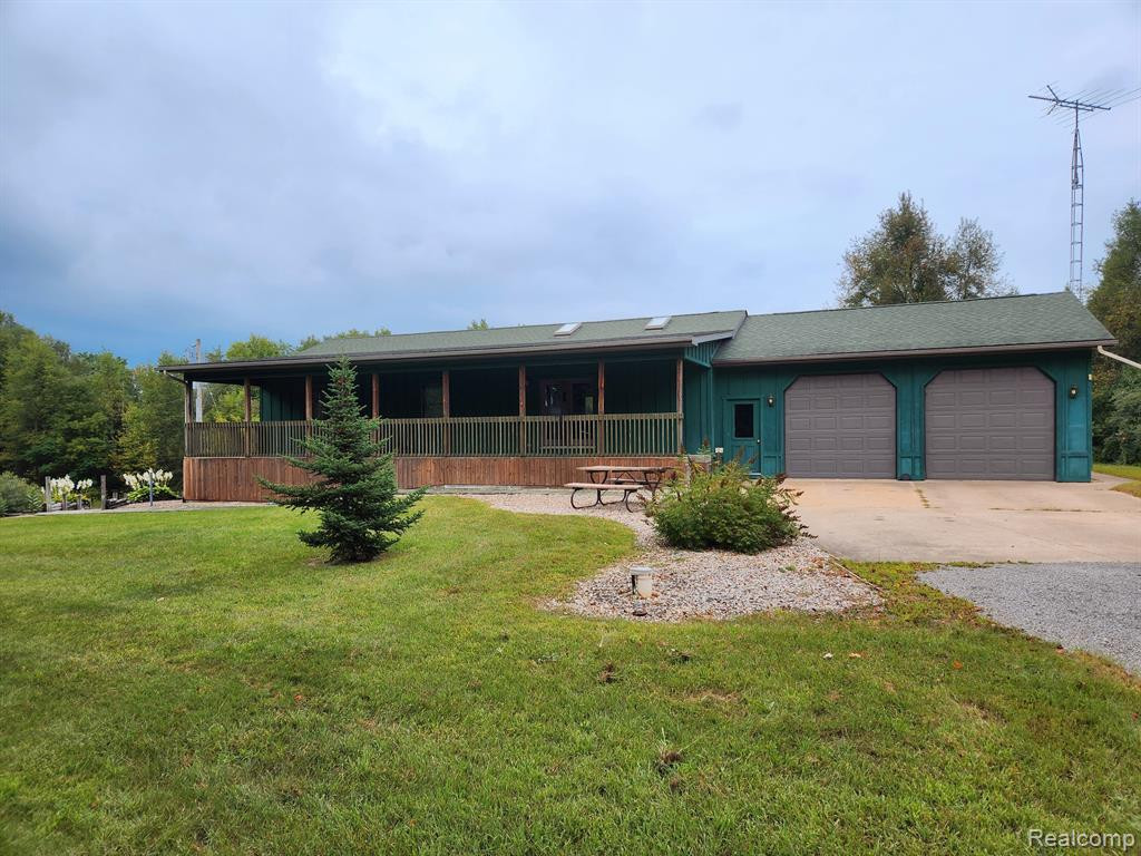 3549 EDGAR Road, Leslie, MI 49251 — front exterior