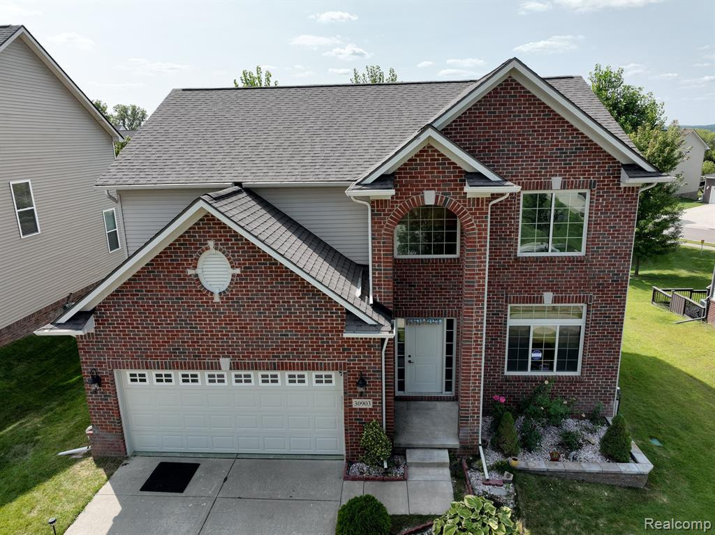 30903 ASBURY HILL Drive, New Hudson, MI 48165 — front exterior