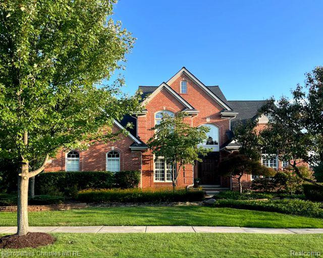 44211 GREENVIEW Lane, Northville, MI 48168 — front exterior
