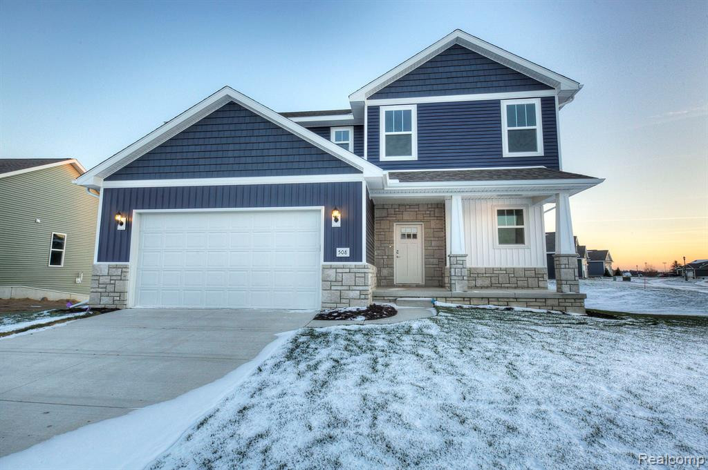 508 Birkdale, Howell, MI 48843 — front exterior