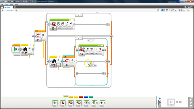 ev3 color sorter code