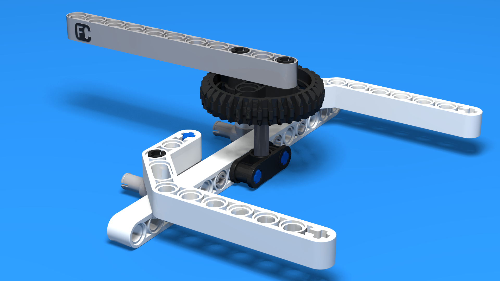 FLLCasts Active attachment for changing gear orientation