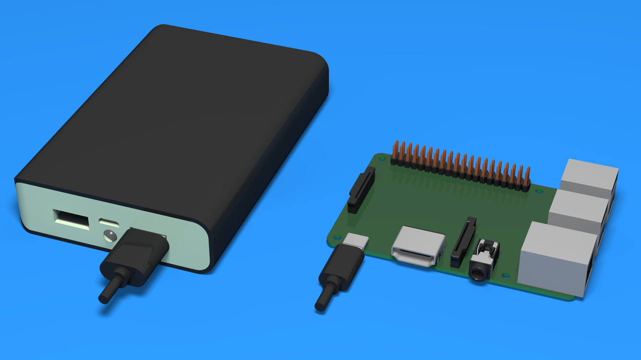 FLLCasts - 00D684e93e8421b772150a756a3b2De605a94af6Raspberry Pi 3b Connecting Raspberry To PowerBank Perfect Course