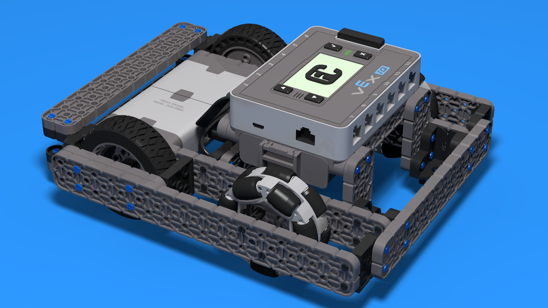 FLLCasts Pesho Bot base chassis for VEX IQ