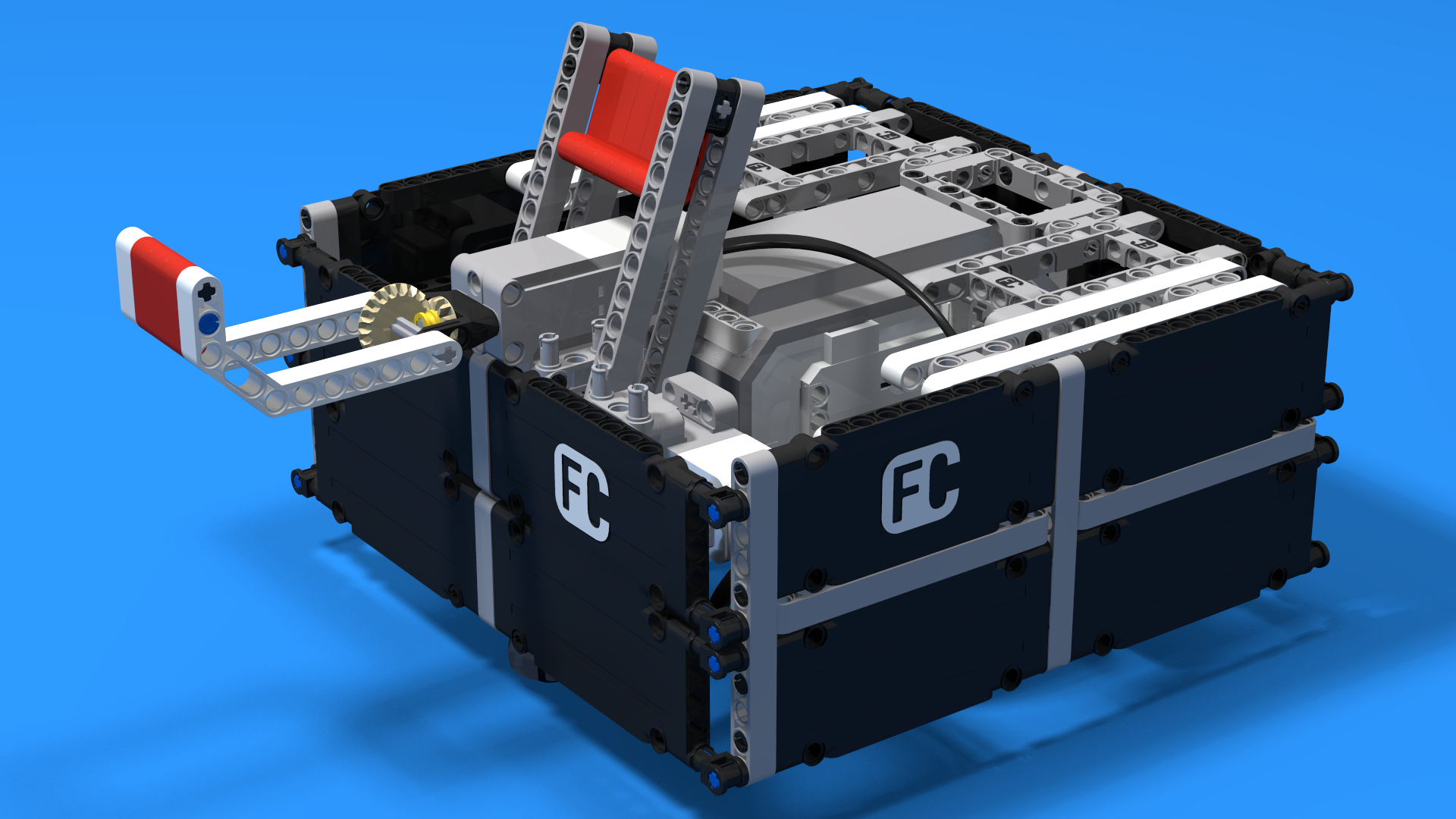 FLLCasts Iftx, a useless machine built from LEGO Mindstorms EV3
