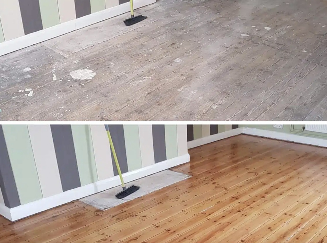 Dustless light sanding