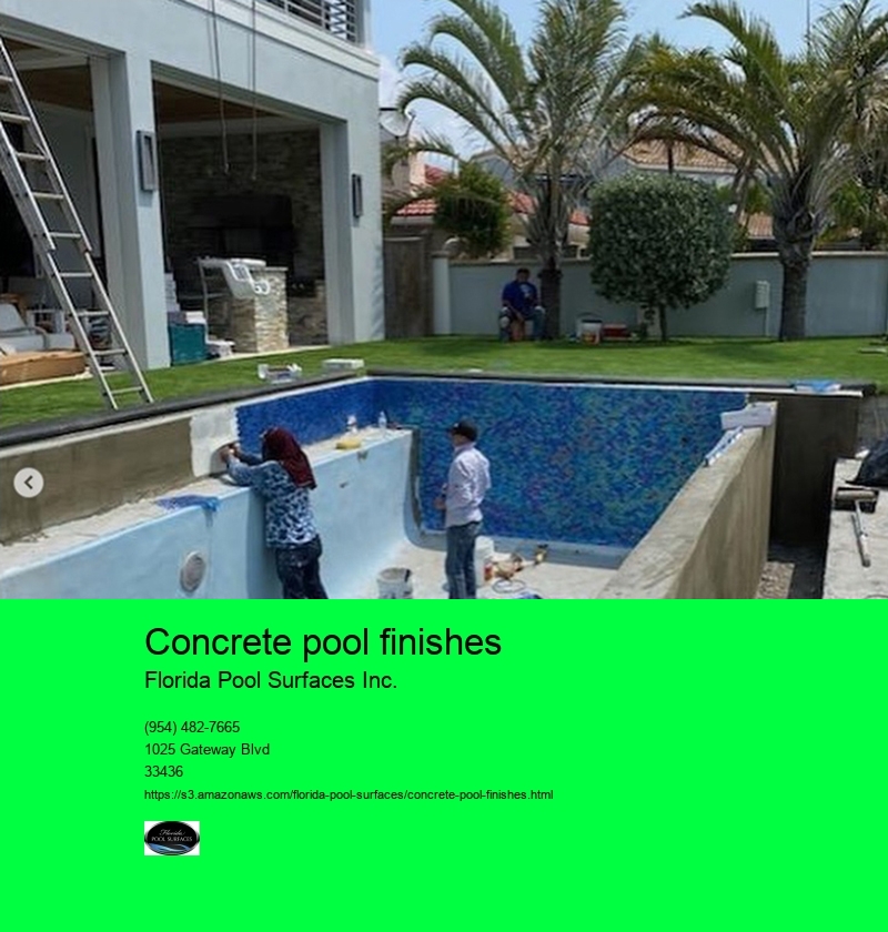 concrete pool finishes Florida Pool Surfaces Inc. concrete pool finishes