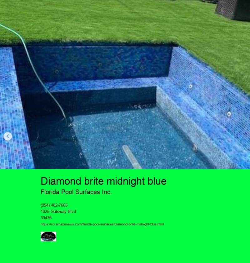 diamond brite midnight blue Florida Pool Surfaces Inc. diamond brite midnight blue
