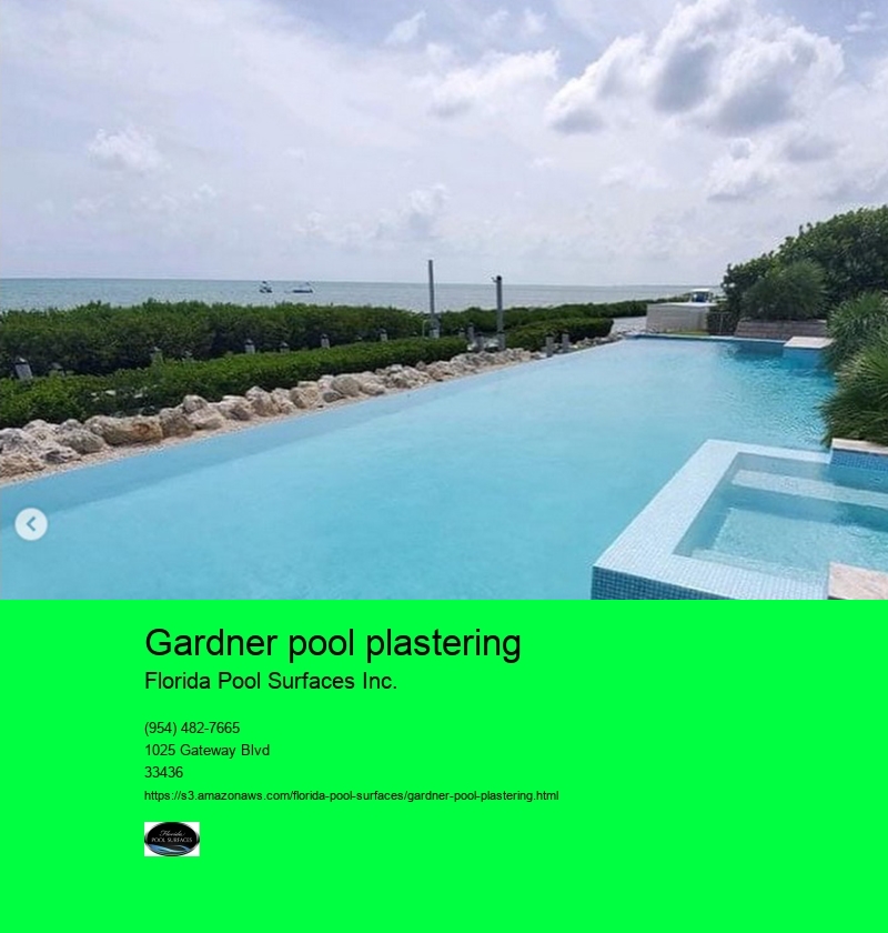 gardner pool plastering