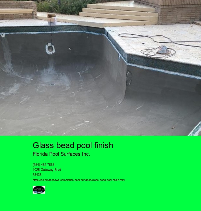 glass bead pool finish Florida Pool Surfaces Inc. glass bead pool finish