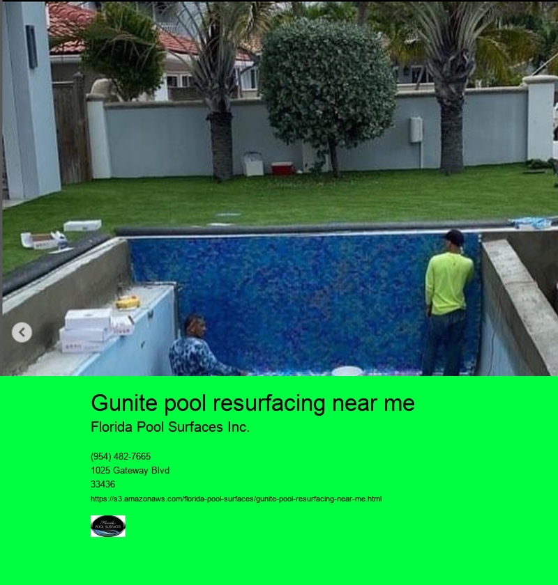 gunite pool resurfacing near me Florida Pool Surfaces Inc. gunite pool resurfacing near me