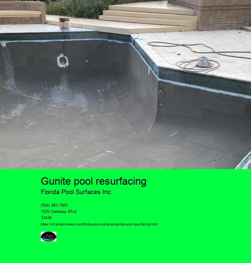 gunite pool resurfacing