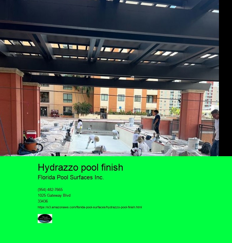 hydrazzo pool finish Florida Pool Surfaces Inc. hydrazzo pool finish