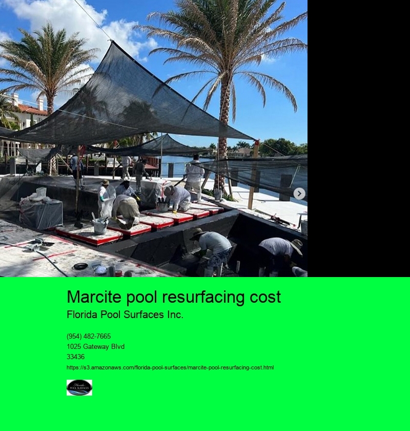 marcite pool resurfacing cost Florida Pool Surfaces Inc. marcite pool resurfacing cost