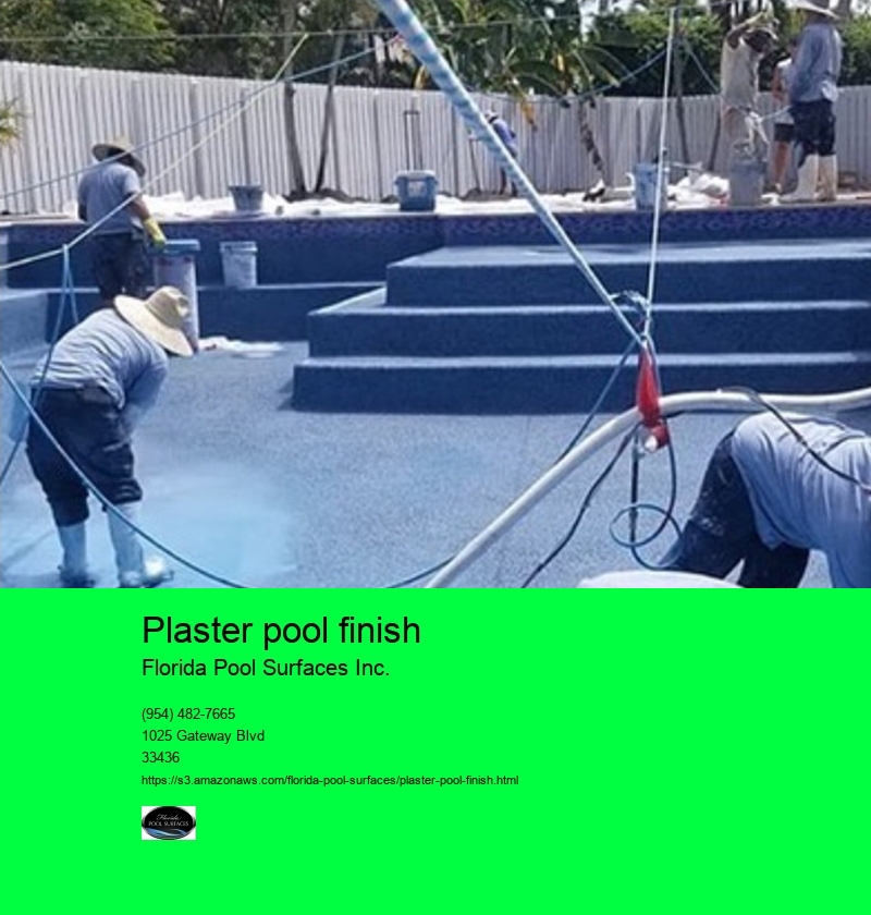 plaster pool finish Florida Pool Surfaces Inc. plaster pool finish