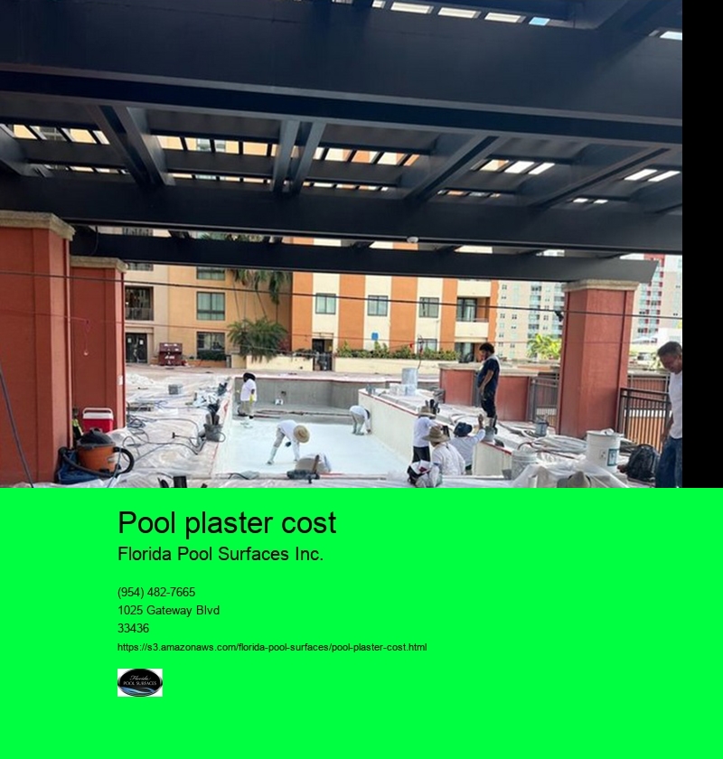 pool plaster cost Florida Pool Surfaces Inc. pool plaster cost