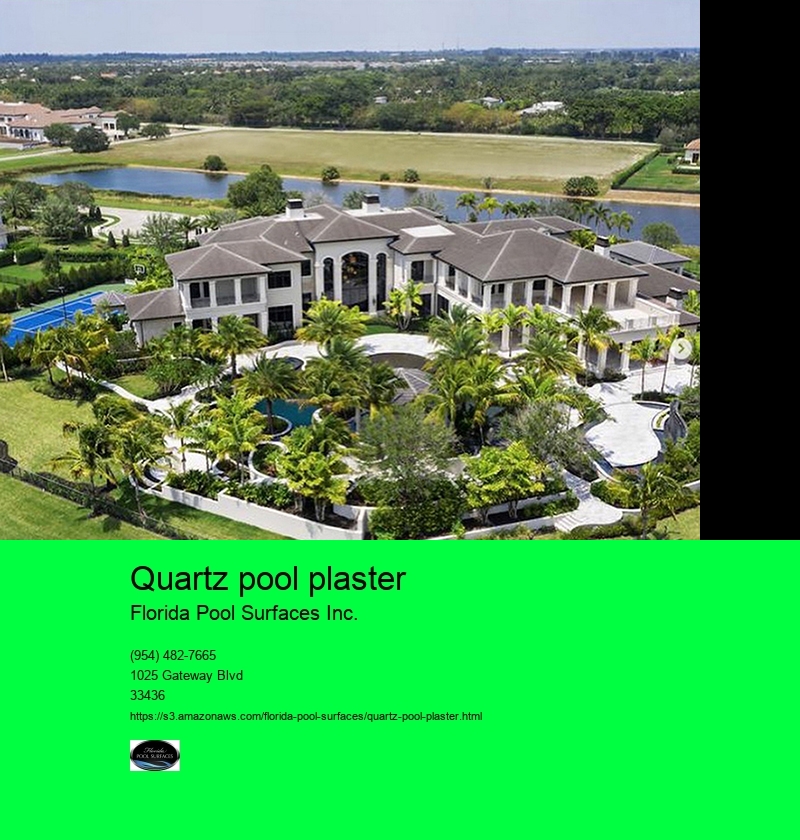 quartz pool plaster Florida Pool Surfaces Inc. quartz pool plaster