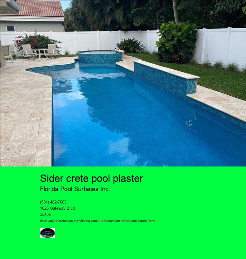 sider crete pool plaster Florida Pool Surfaces Inc. sider crete pool plaster