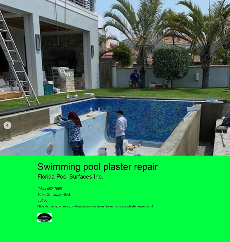 swimming pool plaster repair