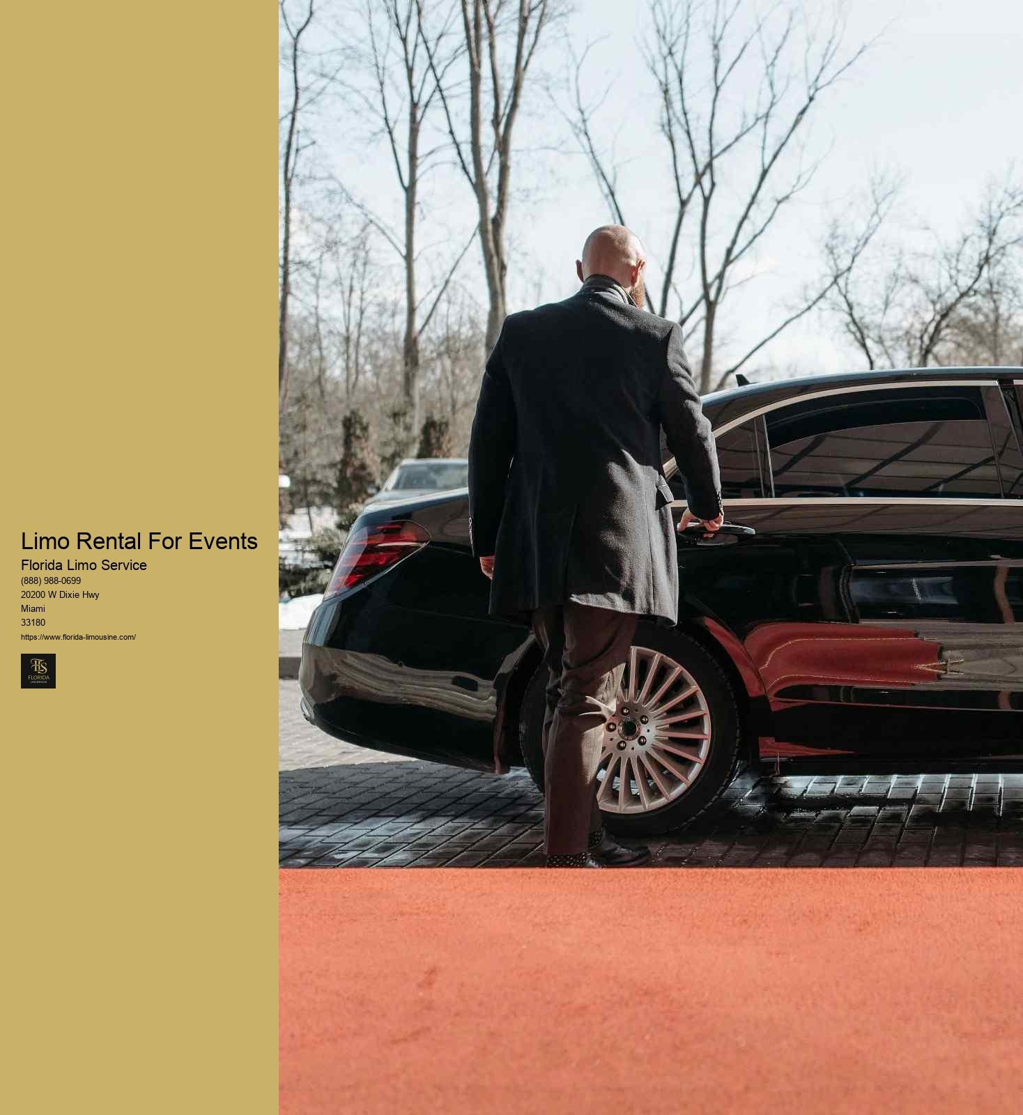 Limo Rental For Events